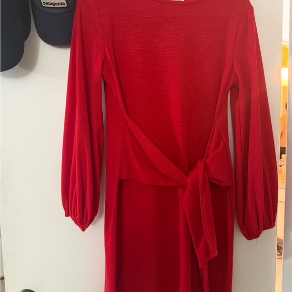 Red Vioimos Wrap mini dress - Picture 4 of 4